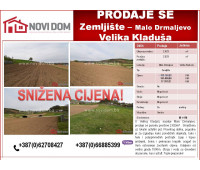 PRODAJE SE - Zemljište - Malo Drmaljevo - VELIKA KLADUŠA