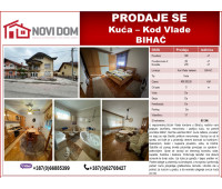 PRODAJE SE - Kuća - Kod Vlade - BIHAĆ